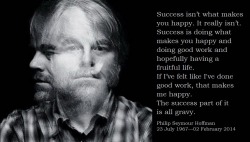 R.I.P. Philip Seymour Hoffman, gone far too soon