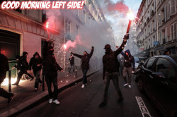 goodmorningleftside:  Antifascist Action - Paris Banlieue