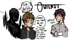 soda-cans:  Some Outlast doodles. I JUST. HAD TO GET IT OUT OF