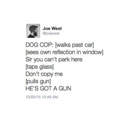 advice-animal:  Dog Cop, Reporting for Duty!http://advice-animal.tumblr.com