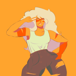 actualgarnet:  drew this babe Jasper for an art trade with orphanerdualscareJasper