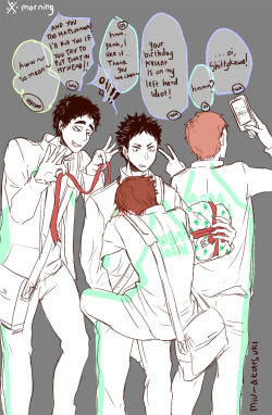 akira-akatsuki:  Happy birthdayyyyyyyy for our best trashy settterrrrrrr!!!!This