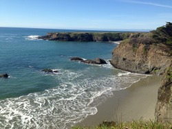 Here’s a mix of pictures from Mendocino, CA and Glass Beach