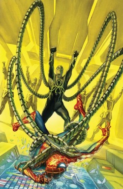 comicbookartwork:  SPIDER-MAN BATTLES DOCTOR OCTOPUS 