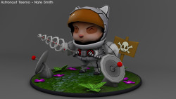 nathanielpaul:  Astronaut Teemo - by Nate Smith.  My final project