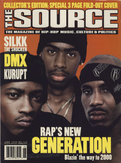 jbeckford:  Magazine Cover (1998) Silkk The Shocker + DMX + Kurupt