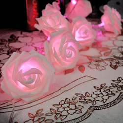 tobious:   Rose Flower Fairy String Lights  ∟  discount code