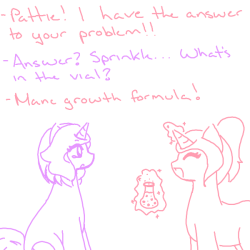 ask-peppermint-pattie:  Pattie: Sprinkle!! I can’t go out like
