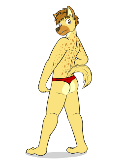 Fuze Hyena in a thong.Definitely not for him, he’ll be sticking