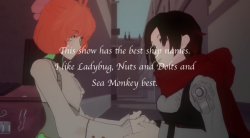 rwby-confessions:  werewolfchaosThis show has the best ship names.