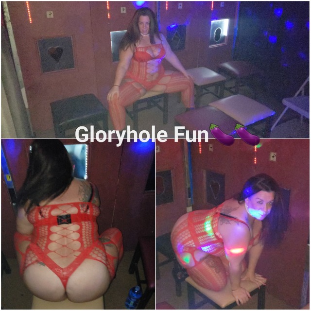 dollbabys-world:Another fun night at the Gloryhole/Swingers club,