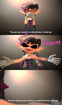 helpful-yellow-inkling:((Right here, Callie hugs… you in your