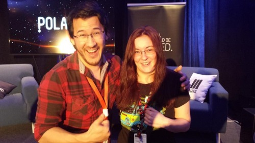 huneeb33:  Literally one of the best moments of my life thus far was meeting Markiplier. No joke. I was terrified.   The first two days of PAX South, I couldn’t even look at the guy. So I told myself, and everyone I was with that I was going to get