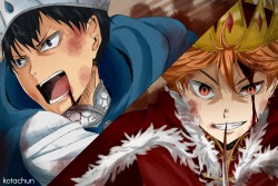 kotachun:    Blue vs Red. Because Hinata is almost never the
