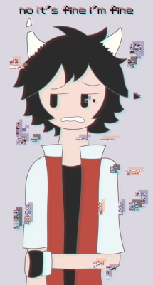 red-sterling:  *skateboards into the hybrid au club* so Missingno!Red???