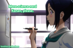 lovelive-confessions:    (I mean, she loves astronomy and marine