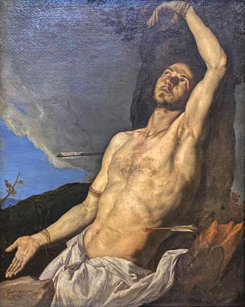 antonio-m:  ‘St. Sebastian’, c.1651 by Jusepe de Ribera (1591–1652).