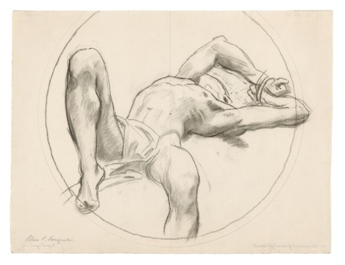 artist-sargent:  Bound Man (recto); Sketch of Bound Man (verso),