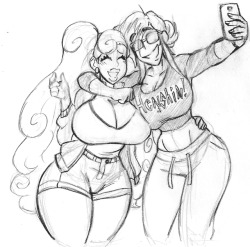 kentayuki:  @drakdoodles‘ Honey and my character Juni The sweet