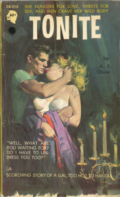 gentlemanlosergentlemanjunkie:A. E. Oliver, Tonite, 1962; cover