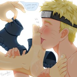 â€œNaruto &amp; Sasuke Foot Worshipâ€ byÂ   NeronekoÂ 