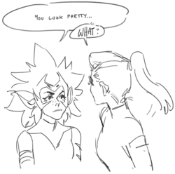 yuripirate:  a bunch of catradora doodles from my twitter last