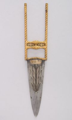 art-of-swords:  Katar DaggerDated: 1852Geography: Bundi, RajasthanCulture: