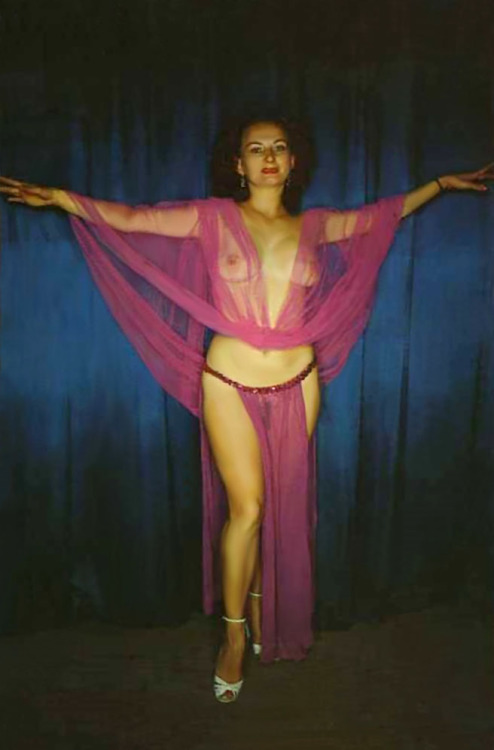 Yvette  As featured in the vintage ‘Burlesque Historical Company’ postcard series.. 