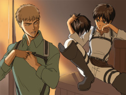 barlee:  haha, found this old pic I scrapped….Eren:” This