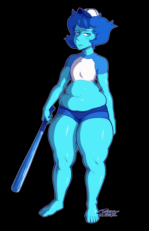 krimxonrage:  I made a combined post for the Bob/Lapis weight gain sequence in case anyone is interested. I also made all the backgrounds black so there aren’t transparency issues. GIF and Image posts.—20161217, Art © KrimxonRage 2016 Commission