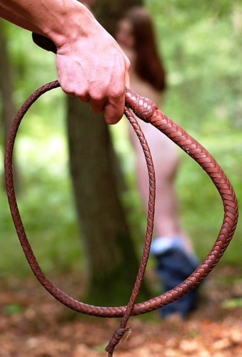 takenoutside-punished:  Ready to apply the whip to her bare back and buttocks! SirX.com  The joy of whipping a female!