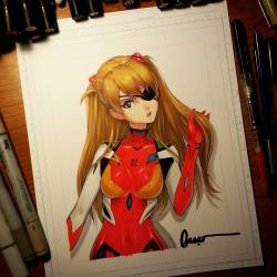 omar-dogan:  #asukalangley #evangelion! I will do another one