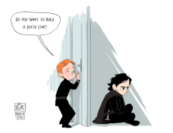 pannan-art:    It doesn’t have to be a snowman, Kylo  :C 
