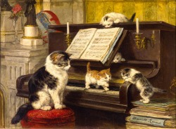 artmagnifique:  HENRIETTE RONNER-KNIP. The Piano.  It’s