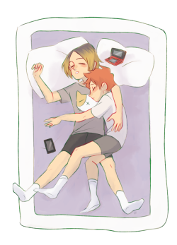 skeleaton:  KenHina cuddles gives me life