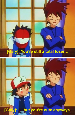 mypalletshippinglove: Gary Oak, you’re such a romantic. PS: