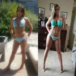 mytransgenderjourney:  #tbt 4 years ago and now!  Healthy eating