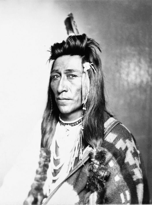 Measaw, a Shoshone man. 1899 Nudes & Noises  