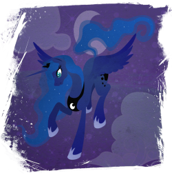 theponyartcollection:  Princess Luna- Princess of the Night by