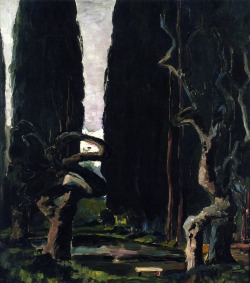 André Derain (Chatou 1880 - Garches 1954); Pond at Carrières-sur-Seine,