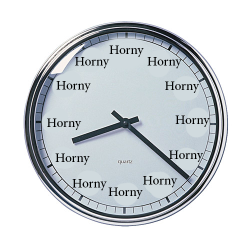 cybercocksucker:  Yes the clock is correct if the cock is erect !!