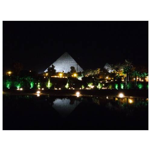 our hotel with a view of the pyramids ðŸ‘Œ   Giza, Egypt  Oct 2015