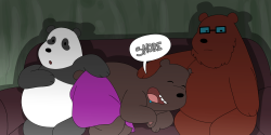 chuxwagon:  I’m kind of in love with We Bare Bears and had