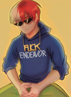 hanghuhns:Really wanted to draw Shouto with sunglasses, so here’s