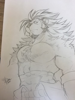 takemotoarashi:  [Sketch] found this guy I drew last year. feel good to remaking it! :D 