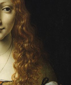 paintingses:   Girl With Cherries (detail); attributed to Giovanni