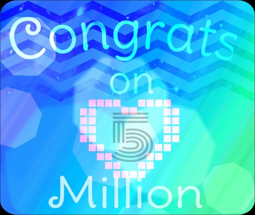 last-rose-of-may-31st:  Congrats on getting 5 million Mark! You reached 5 million before Christmas!  Here’s to a million more people to do good in the world 