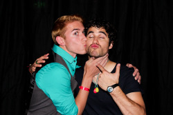 crissteele:  My friend James asked Darren if he could kiss him