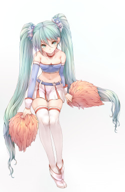 not-reality:   ぼかろーby 路地子  Because Miku