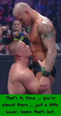 wrestlingssexconfessions:  That’s it, Cena … you’re almost